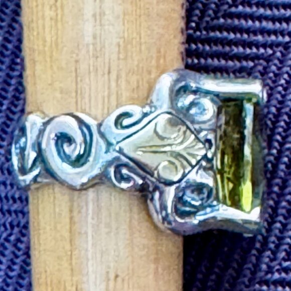 Stunning Ann King Lemon Quartz Sterling 18k G Womens ring size 6 never worn! - Picture 3 of 10